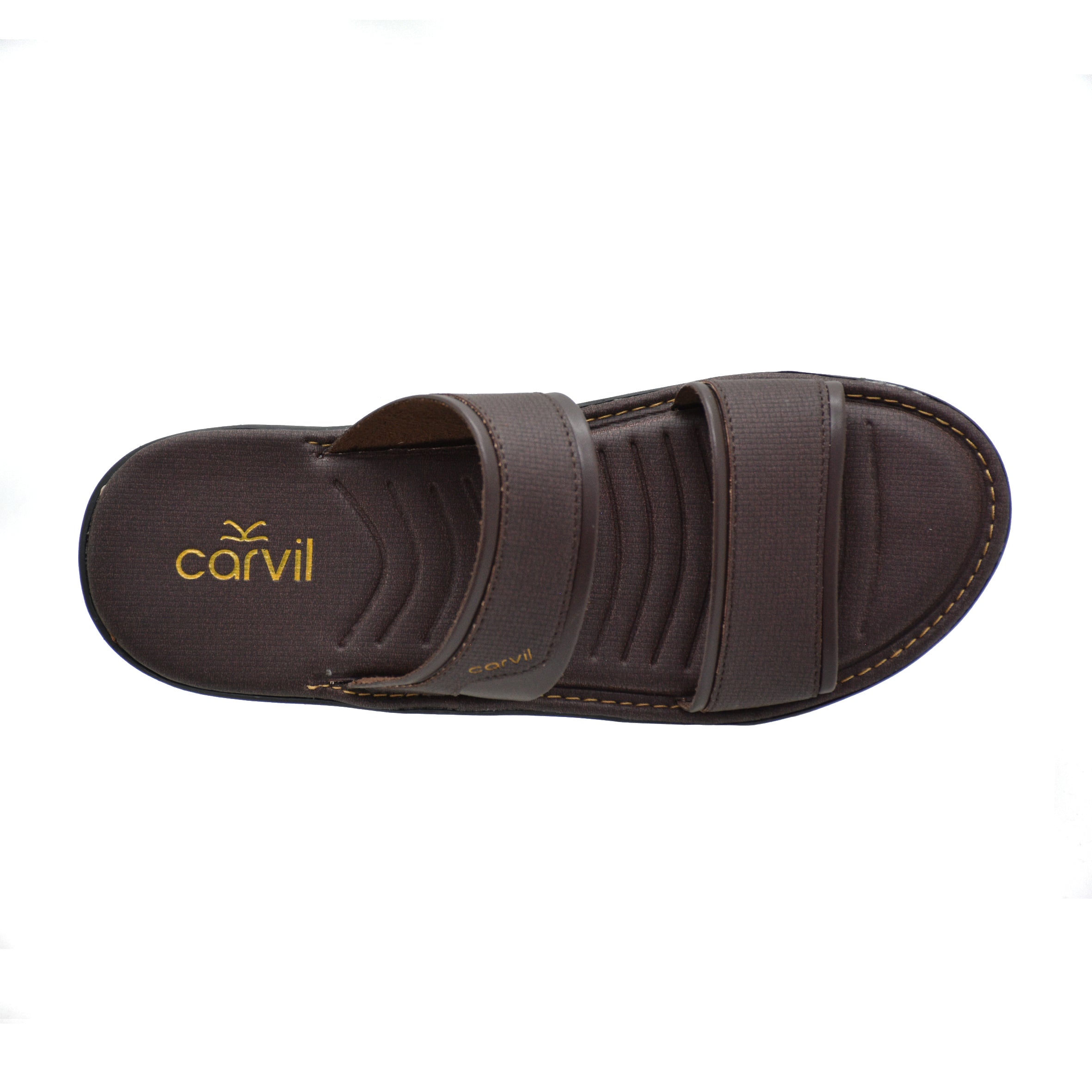 Carvil Sandal Pria RAFALO-02 M DARK BROWN