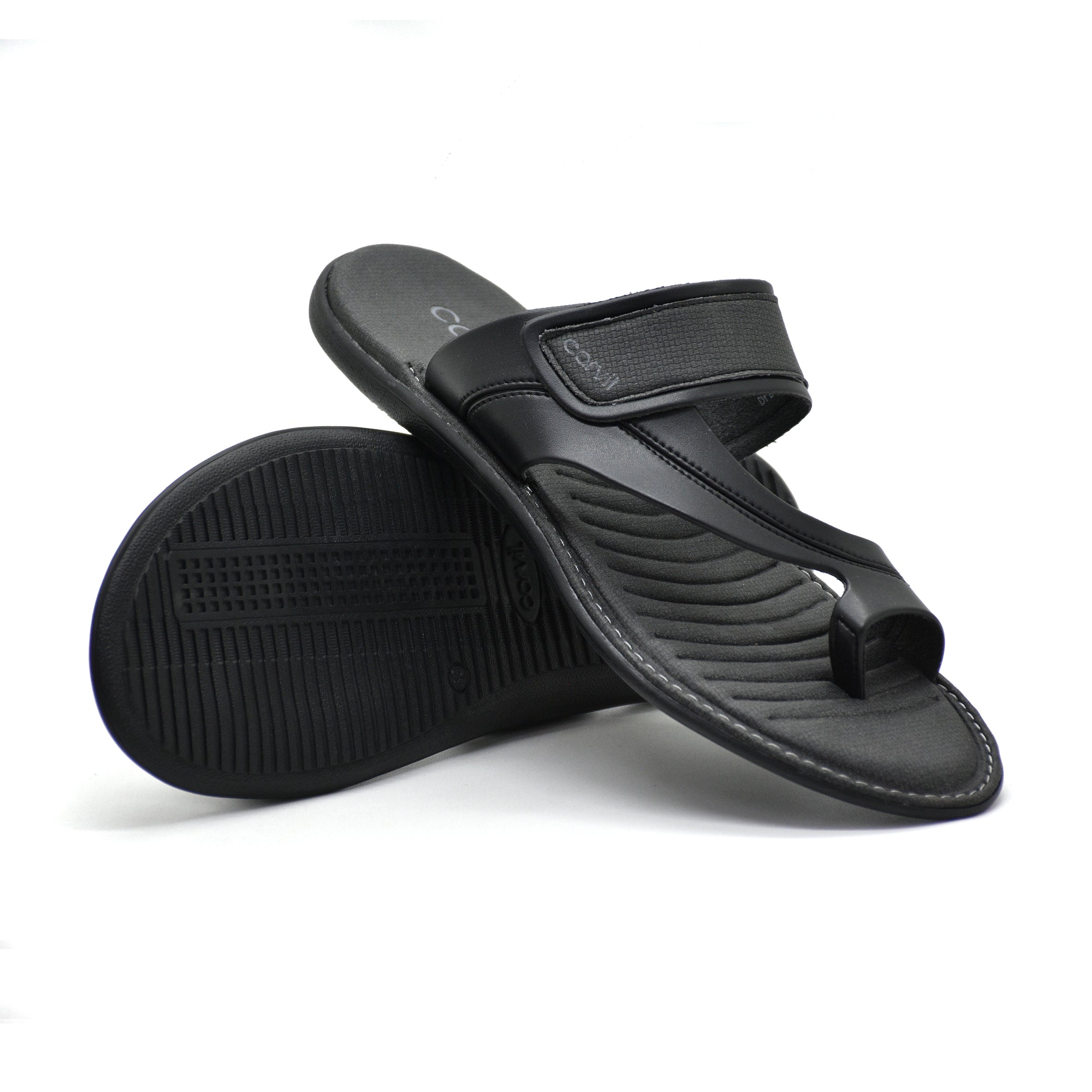 Carvil Sandal Pria RAFALO-03 M BLACK