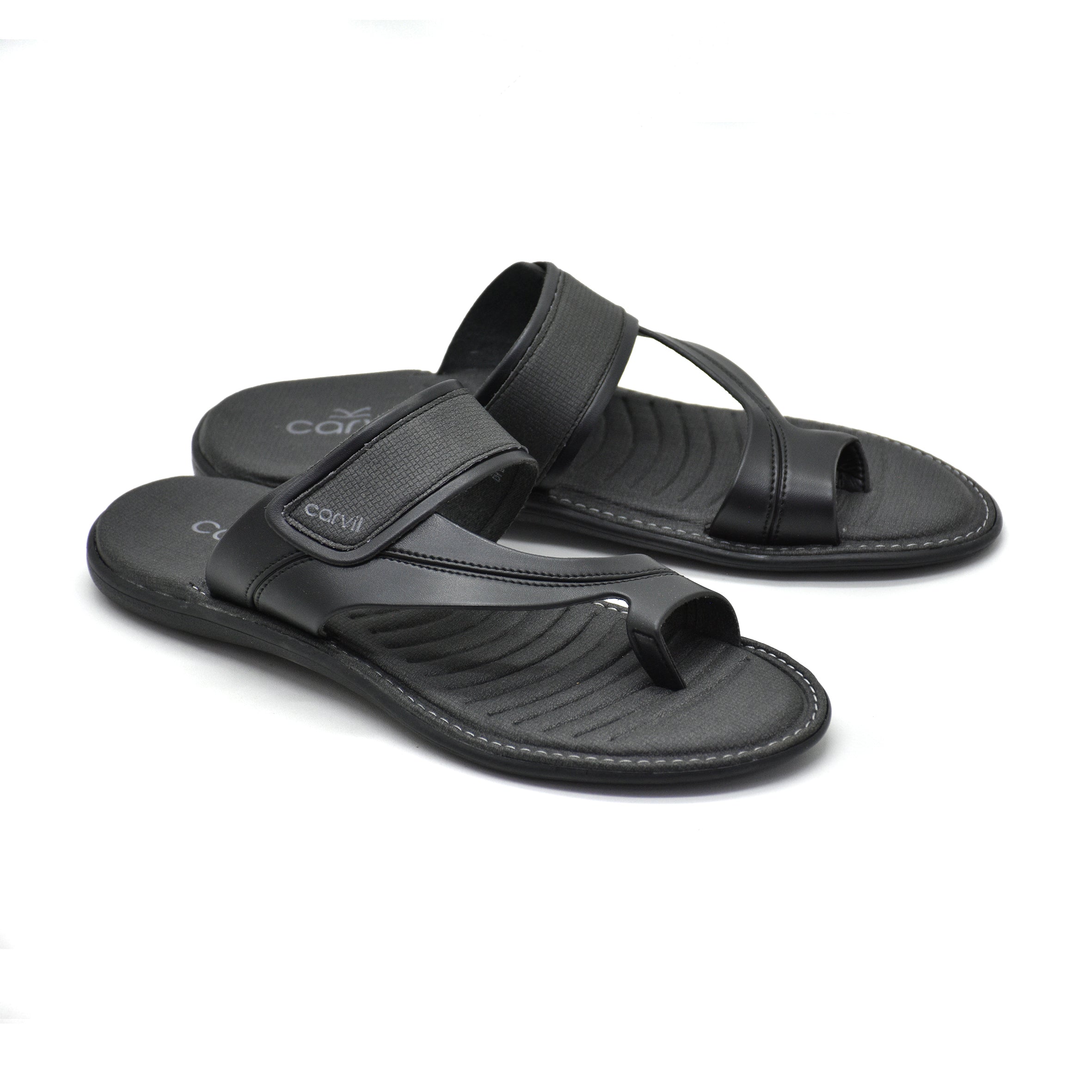 Carvil Sandal Pria RAFALO-03 M BLACK