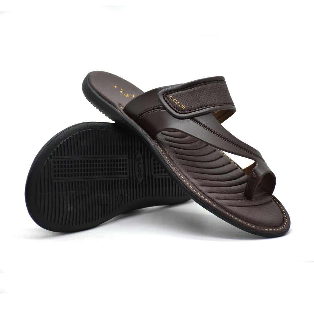 Carvil Sandal Pria RAFALO-03 M DARK BROWN