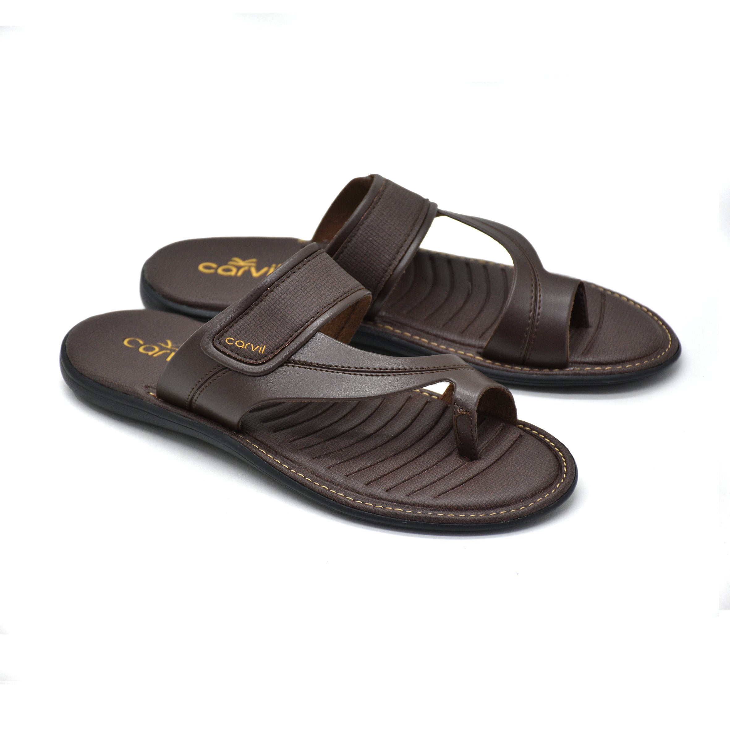 Carvil Sandal Pria RAFALO-03 M DARK BROWN