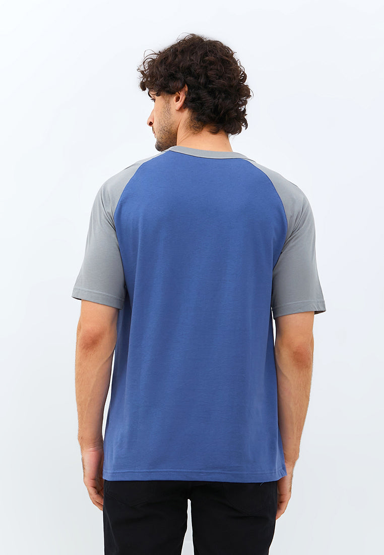 Carvil Tshirt Man RAGLEA - BLUE