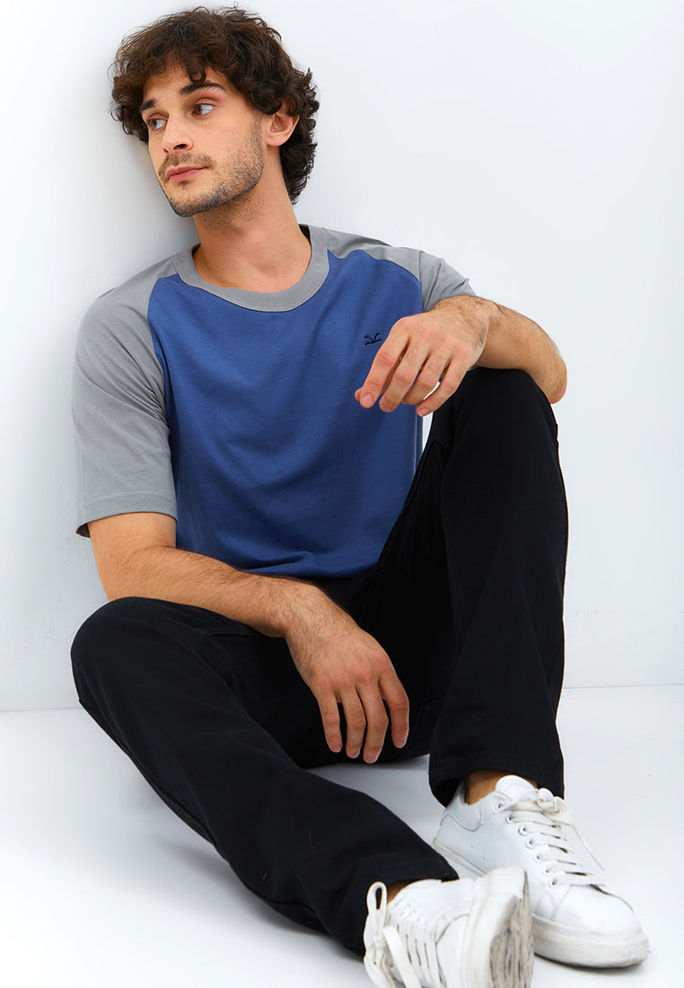 Carvil Tshirt Man RAGLEA - BLUE