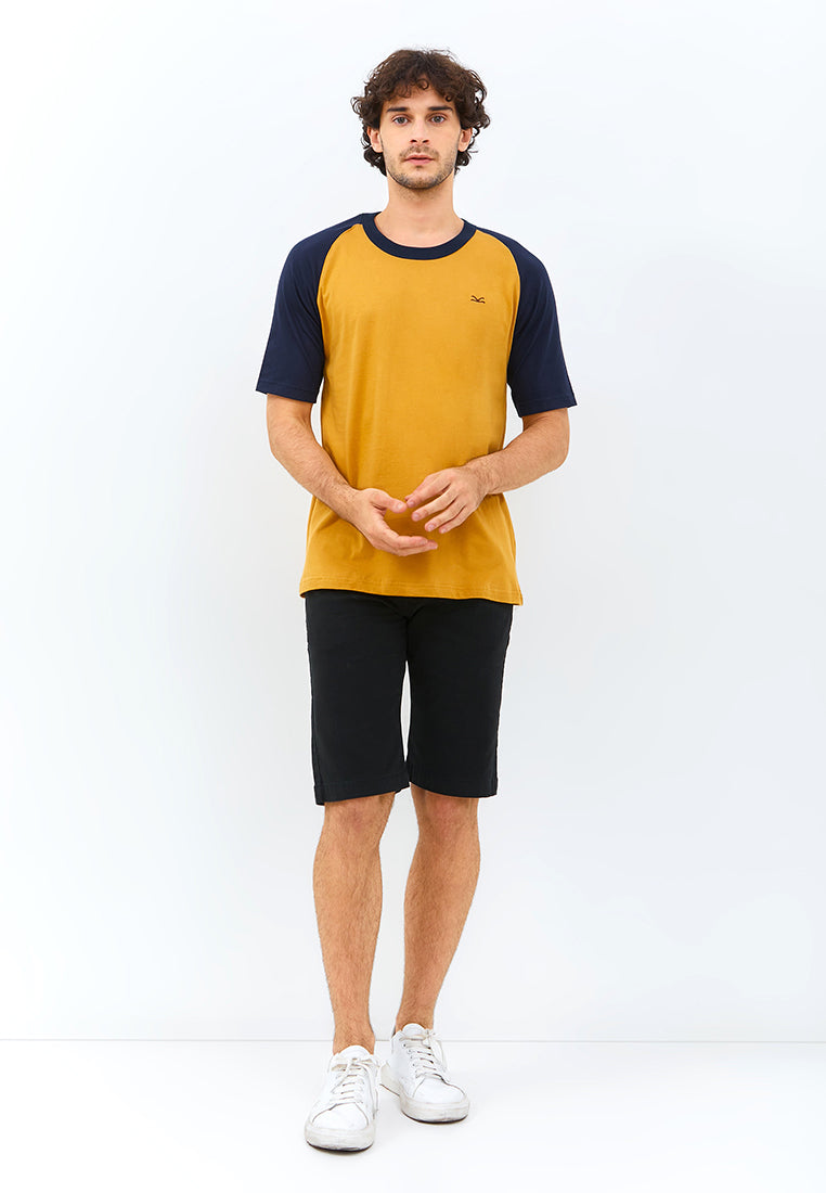 Carvil Tshirt Man RAGLEA - MUSTARD