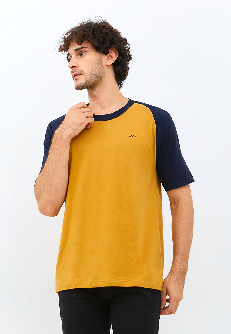 Carvil Tshirt Man RAGLEA - MUSTARD