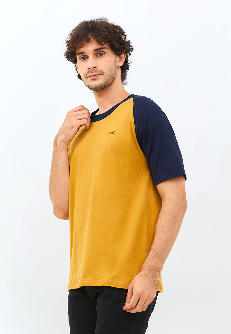 Carvil Tshirt Man RAGLEA - MUSTARD