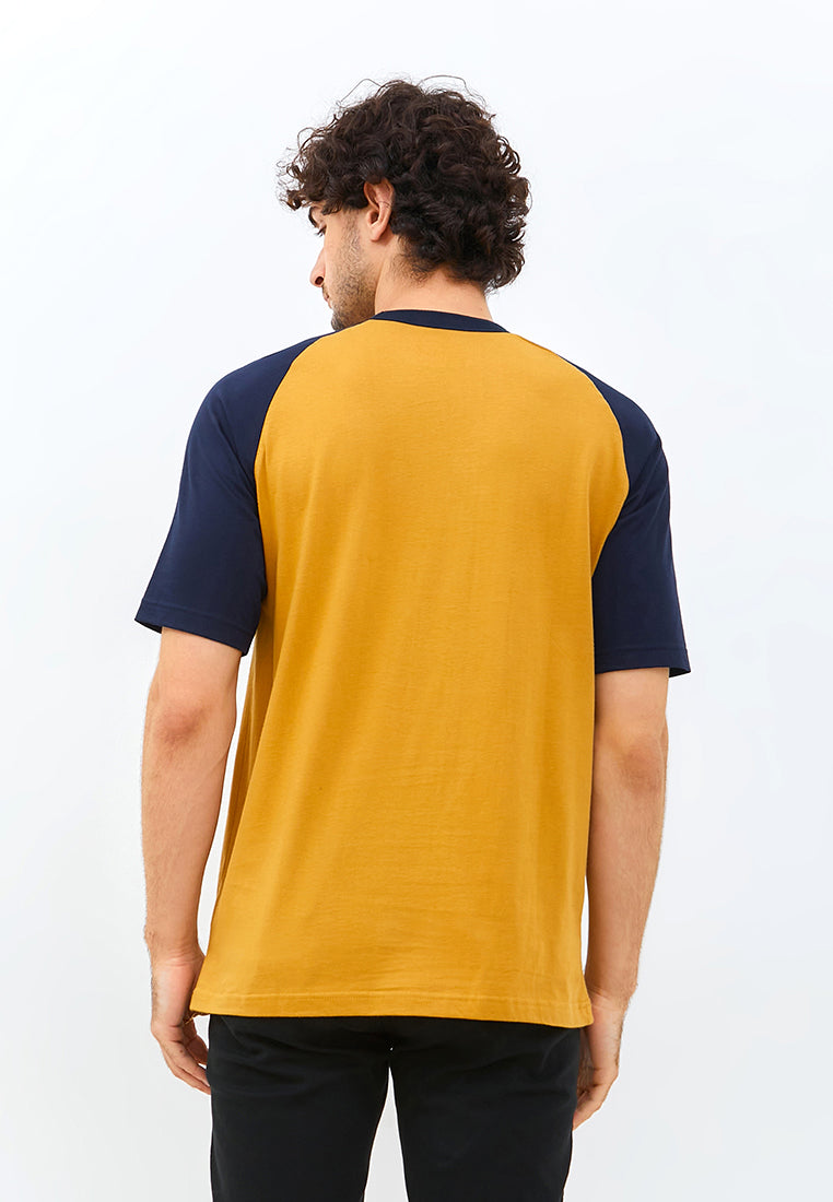 Carvil Tshirt Man RAGLEA - MUSTARD