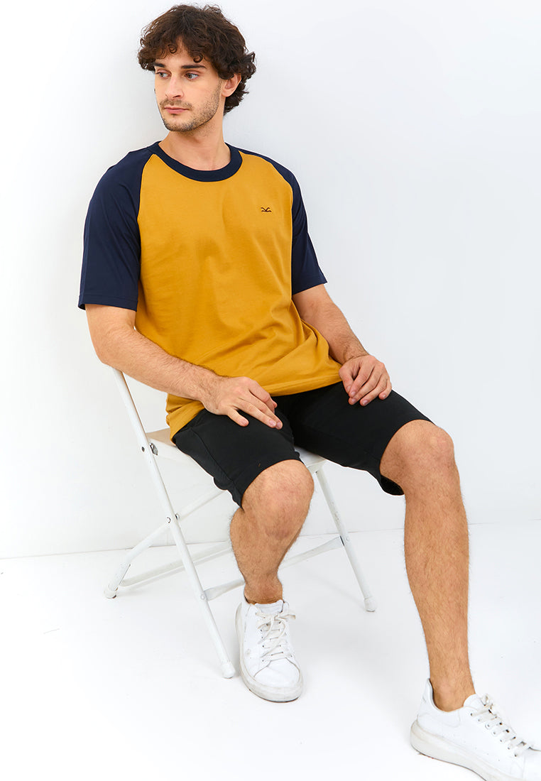 Carvil Tshirt Man RAGLEA - MUSTARD