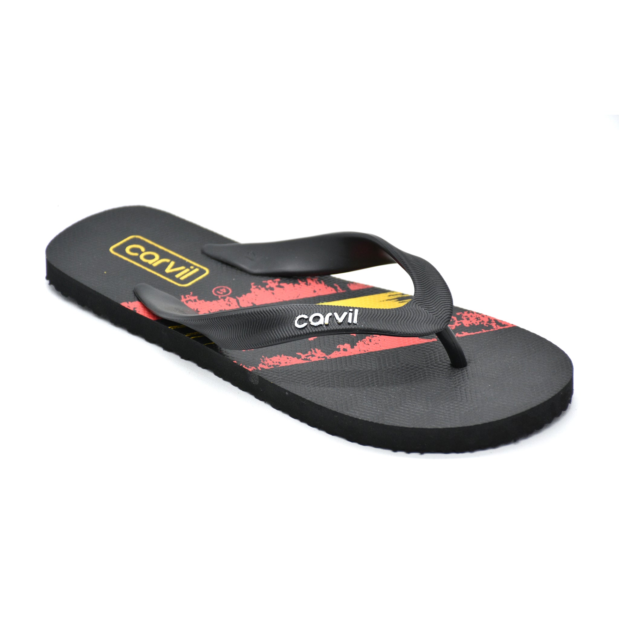 Carvil Sandal Jepit Pria RAMOS-M - RED/YELLOW