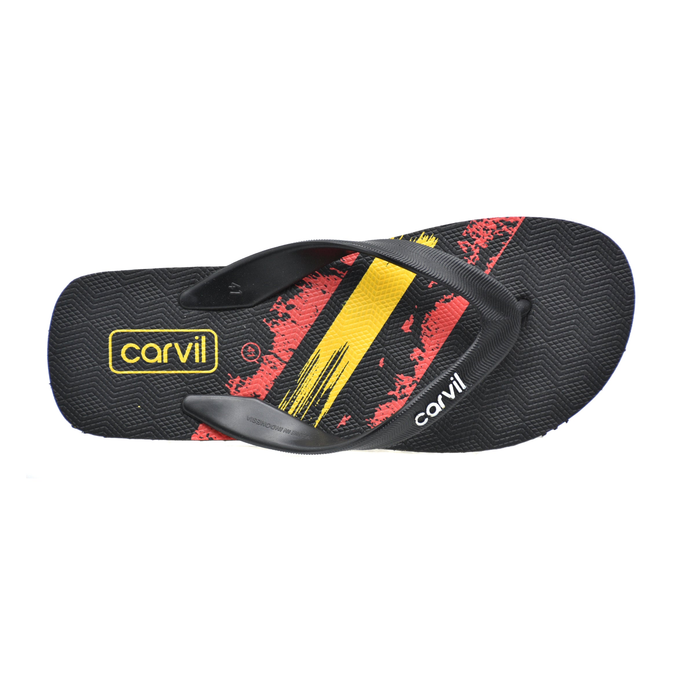 Carvil Sandal Jepit Pria RAMOS-M - RED/YELLOW