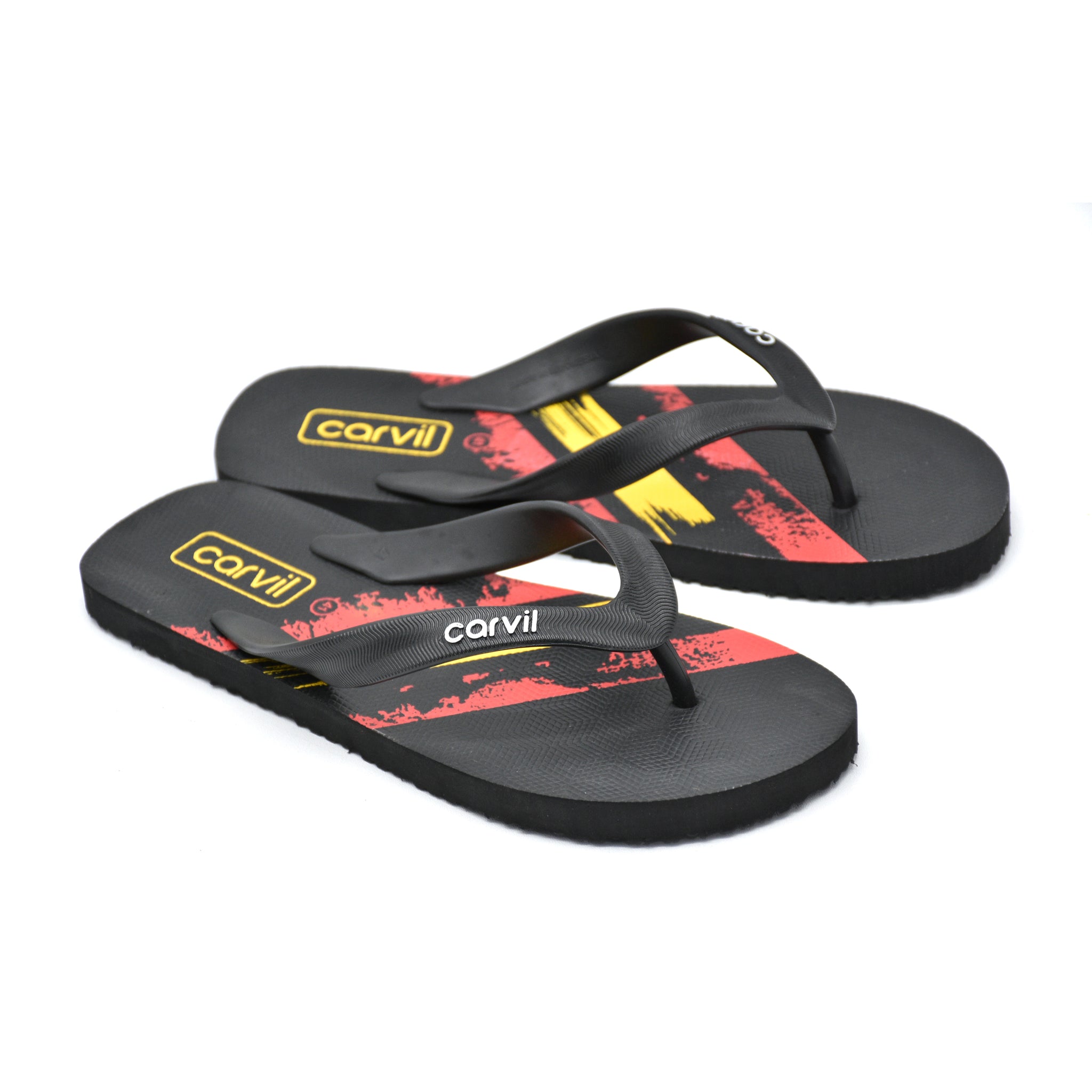 Carvil Sandal Jepit Pria RAMOS-M - RED/YELLOW