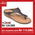Carvil Sandal Wanita RENITA-01 L DARK BROWN