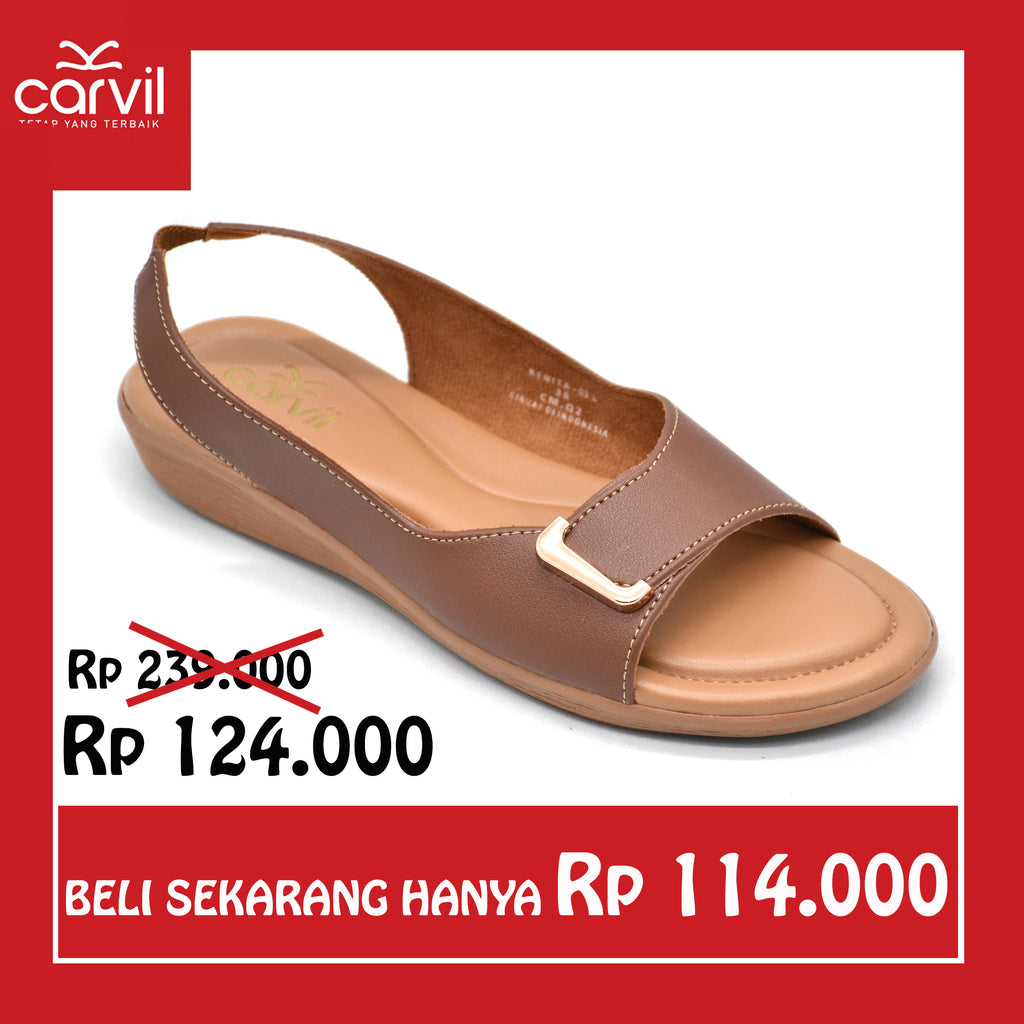 Carvil Sandal Wanita RENITA-03 L STONE