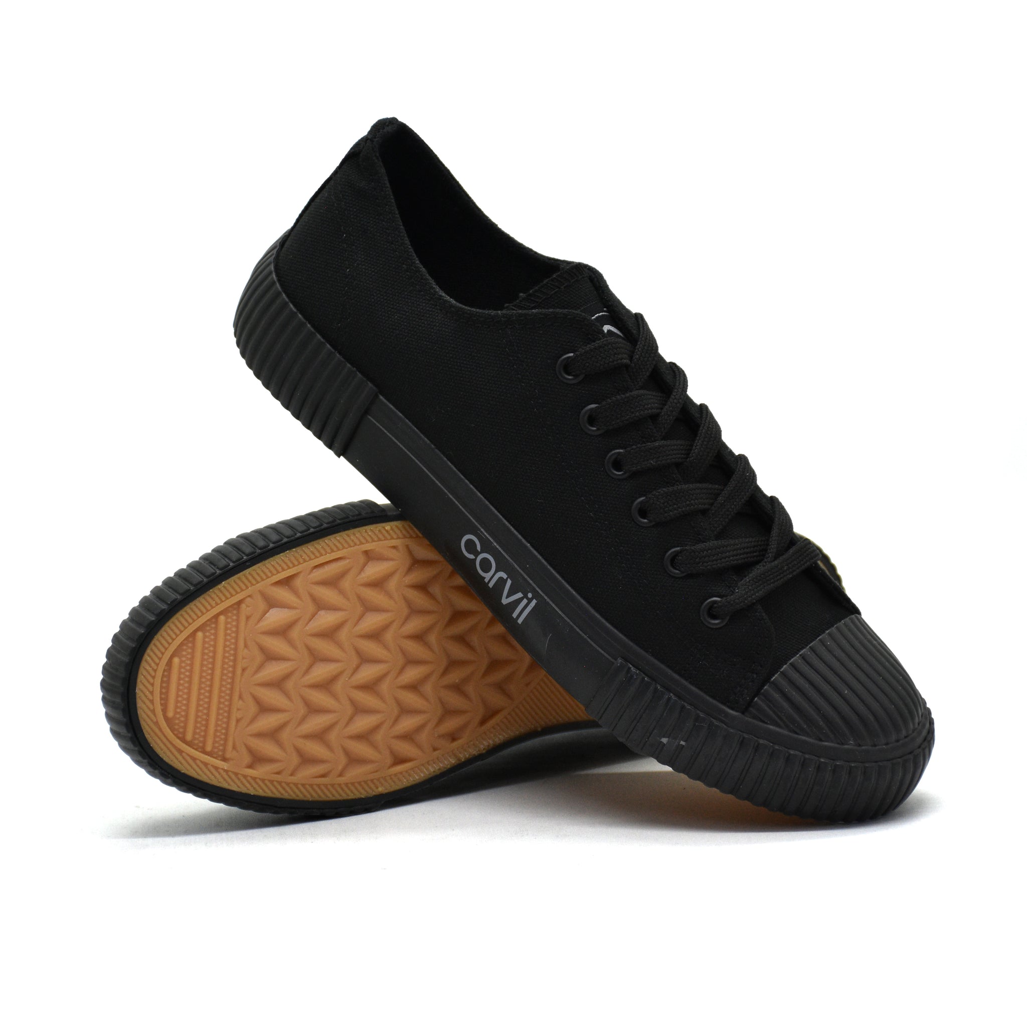 Carvil Sepatu Pria ROBELL-SM BLACK/BLACK