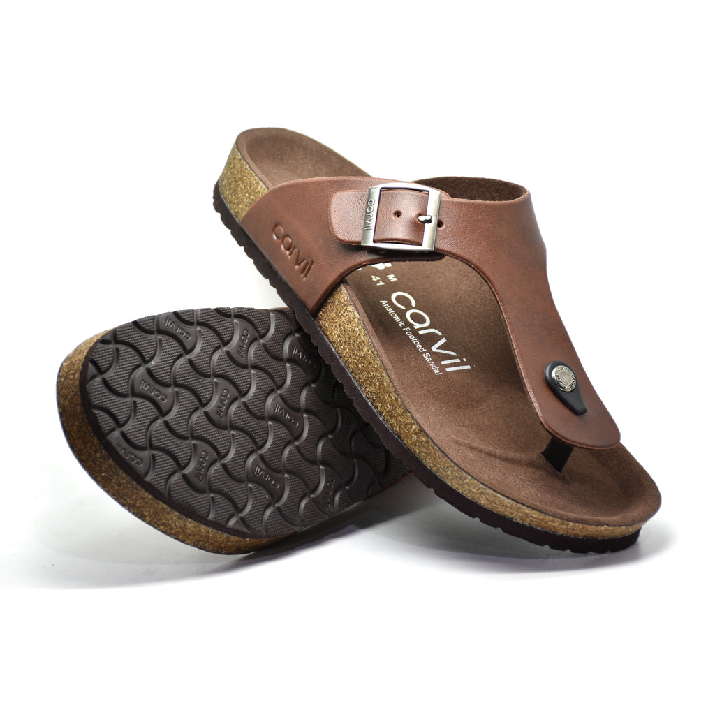 Carvil Sandal Pria ROMEO-01 M BROWN