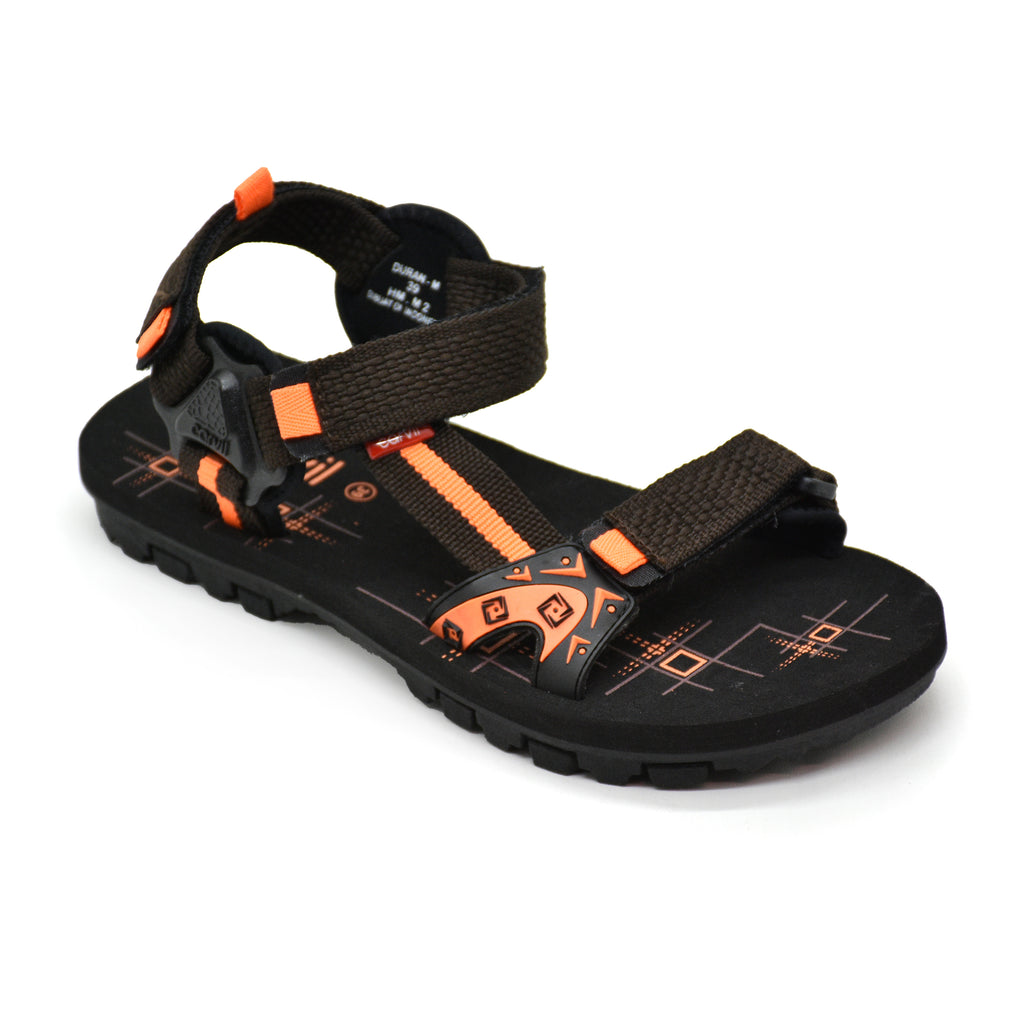 Carvil Sandal Pria RYDER-GM BROWN/ORANGE