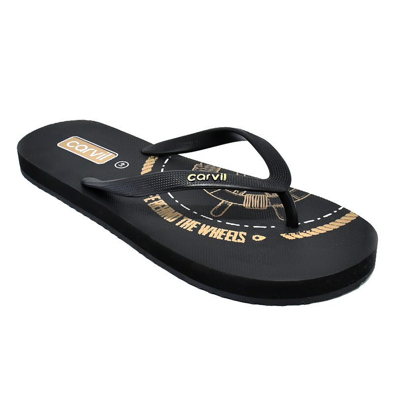 Carvil Sandal FlipFlop Pria SAILOR-M BLACK