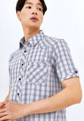 Carvil Kemeja Pria SS SAMUEL - BLUE
