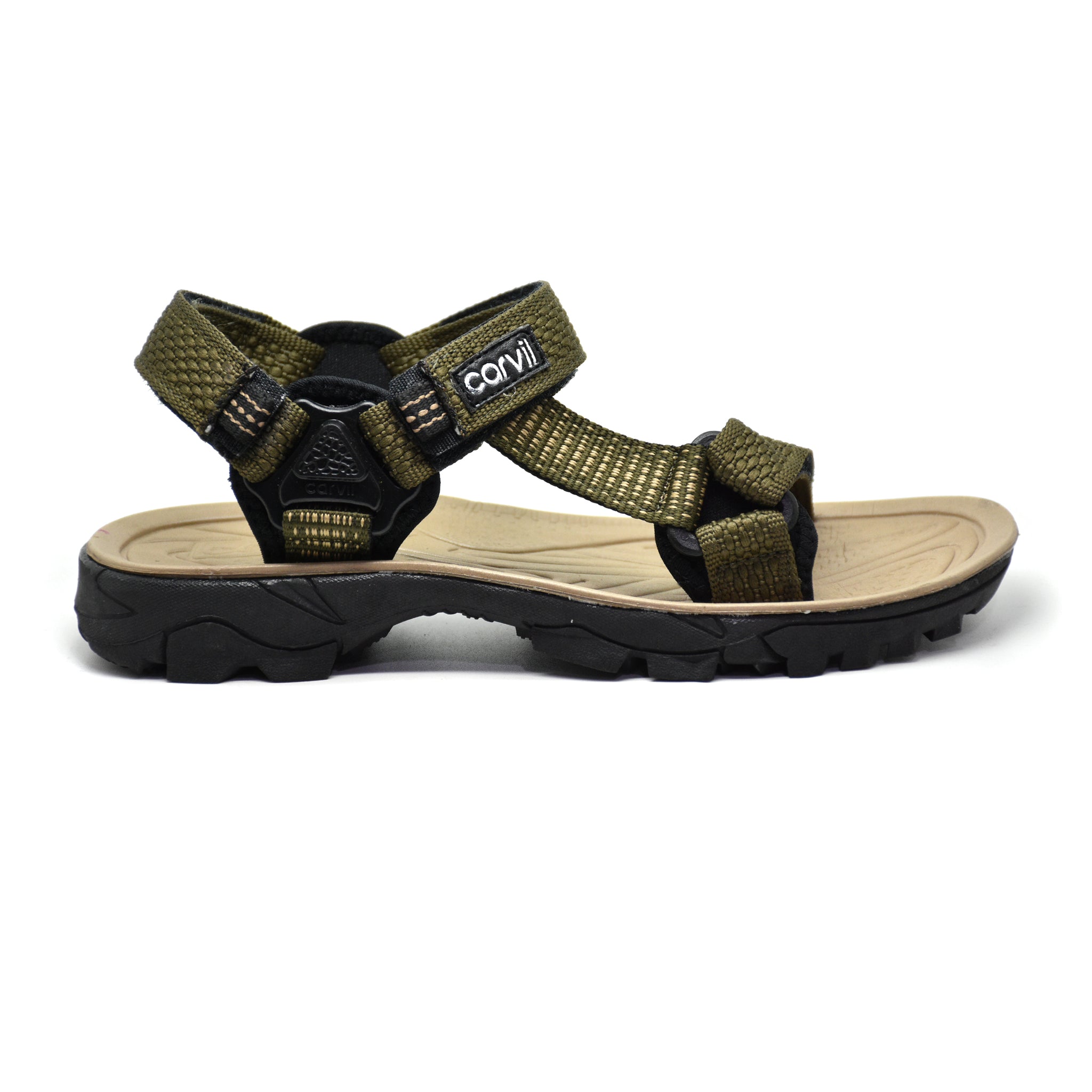 Carvil Sandal Anak SANTANDER-GT- OLIVE/BEIGE