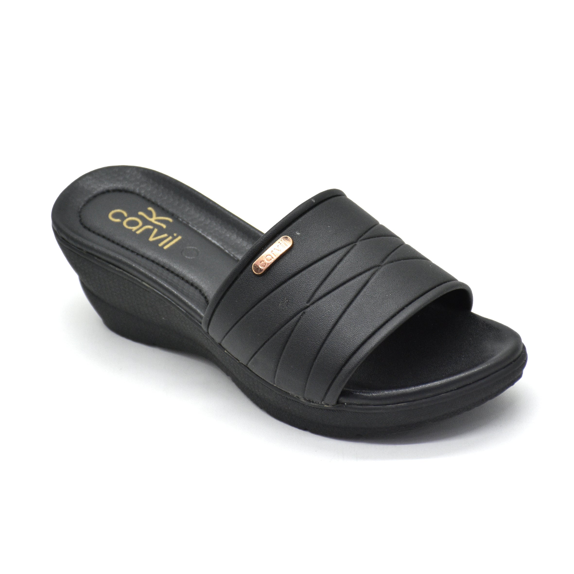 Carvil Sandal Wanita SAVITA-03 L BLACK