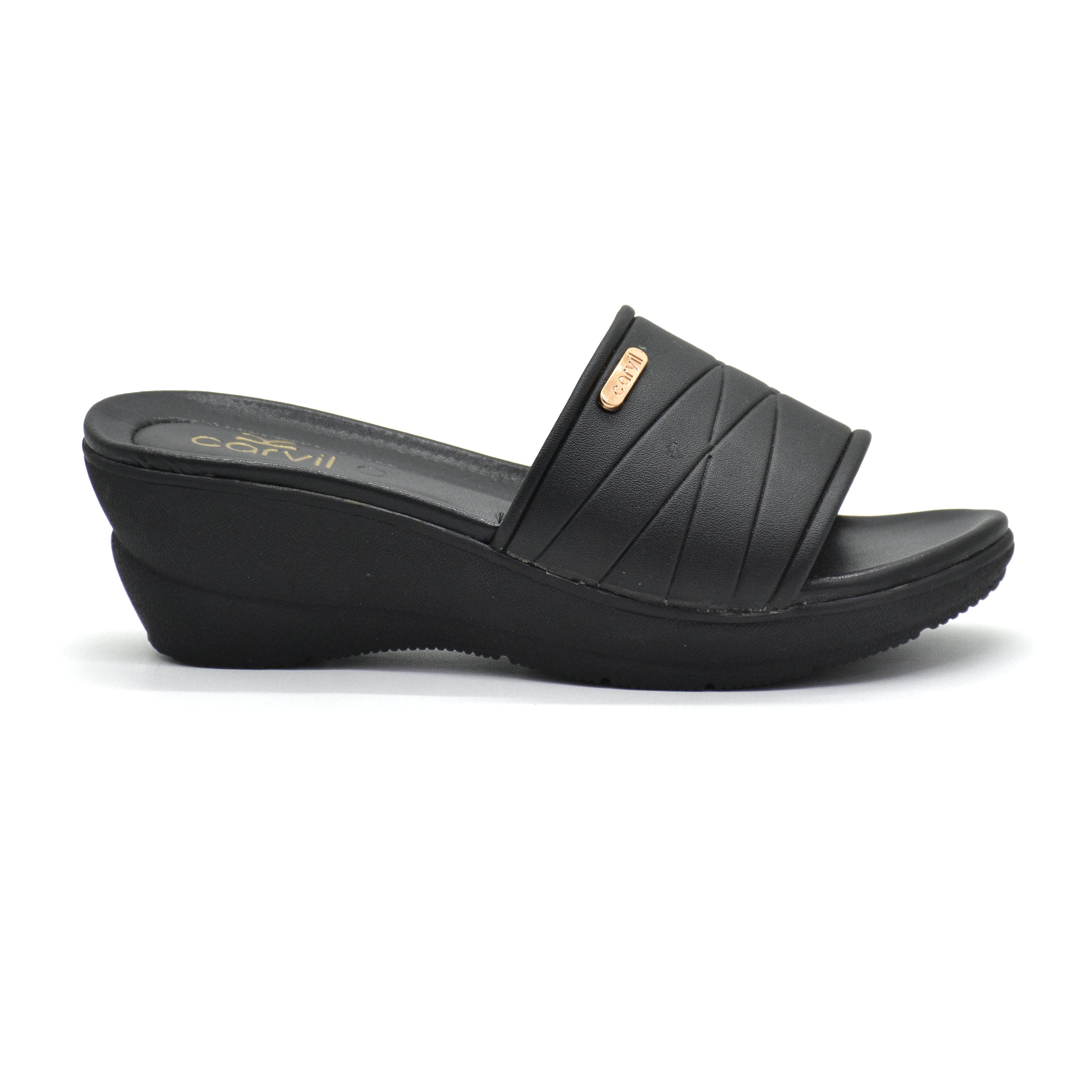 Carvil Sandal Wanita SAVITA-03 L BLACK