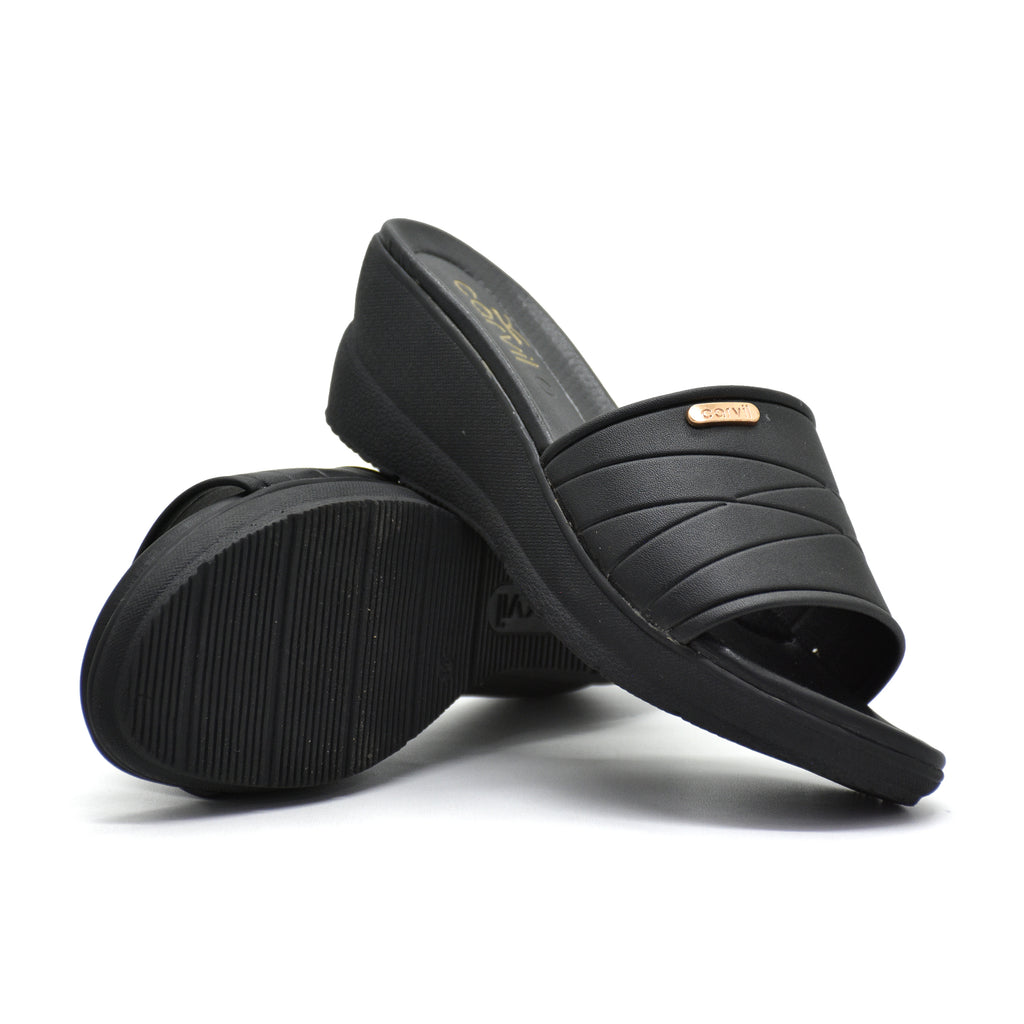 Carvil Sandal Wanita SAVITA-03 L BLACK