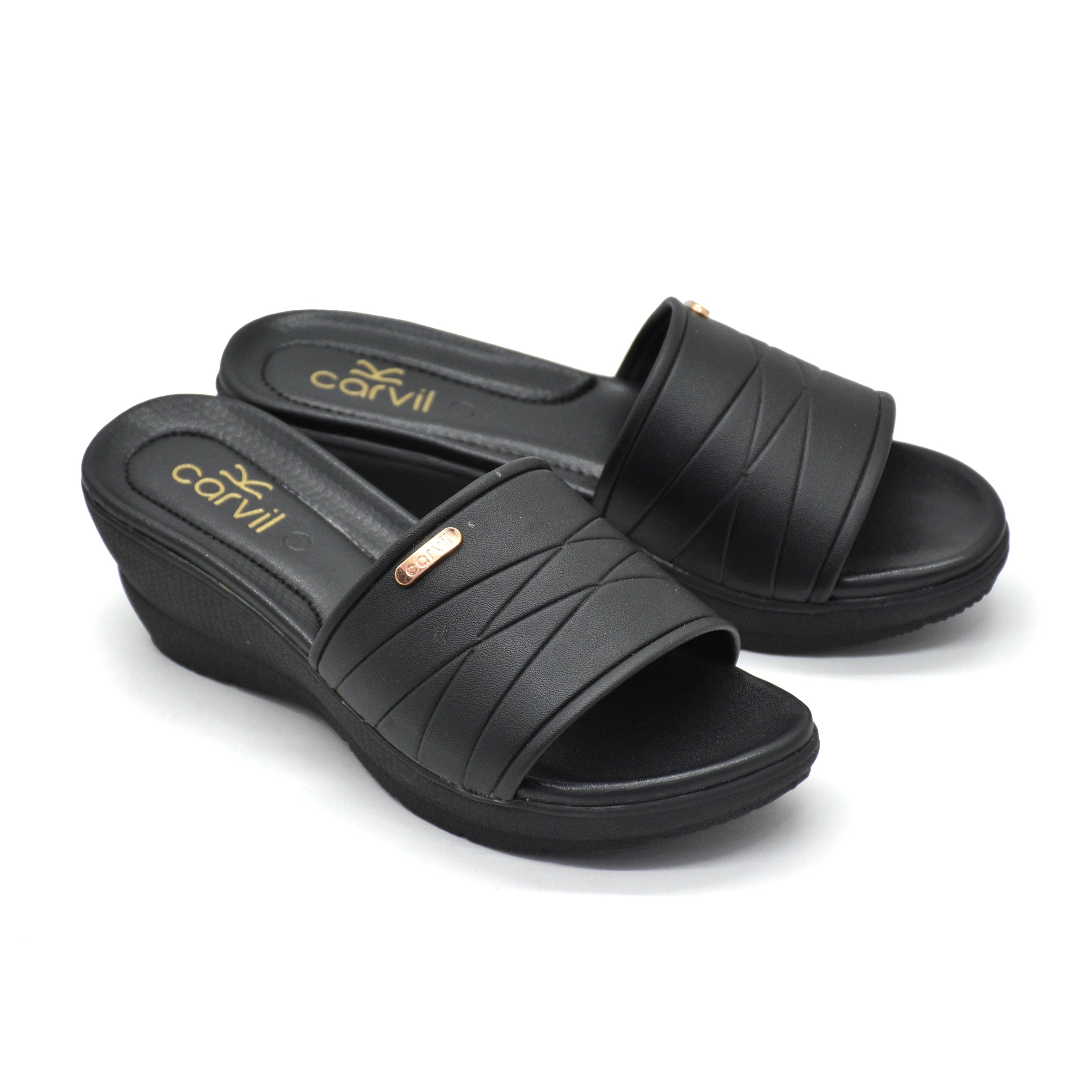 Carvil Sandal Wanita SAVITA-03 L BLACK