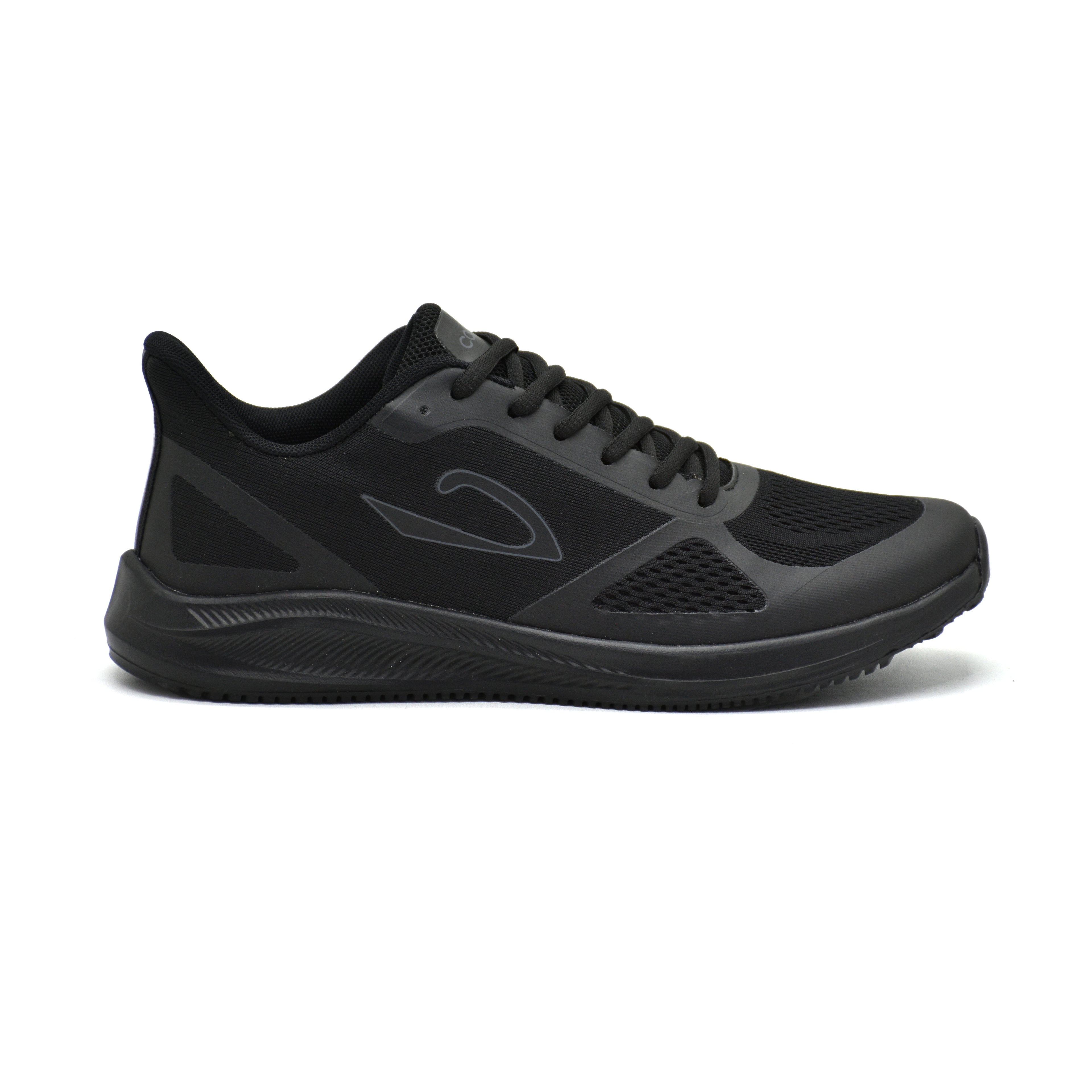 Carvil Sepatu Pria SILVA-SM BLACK/BLACK