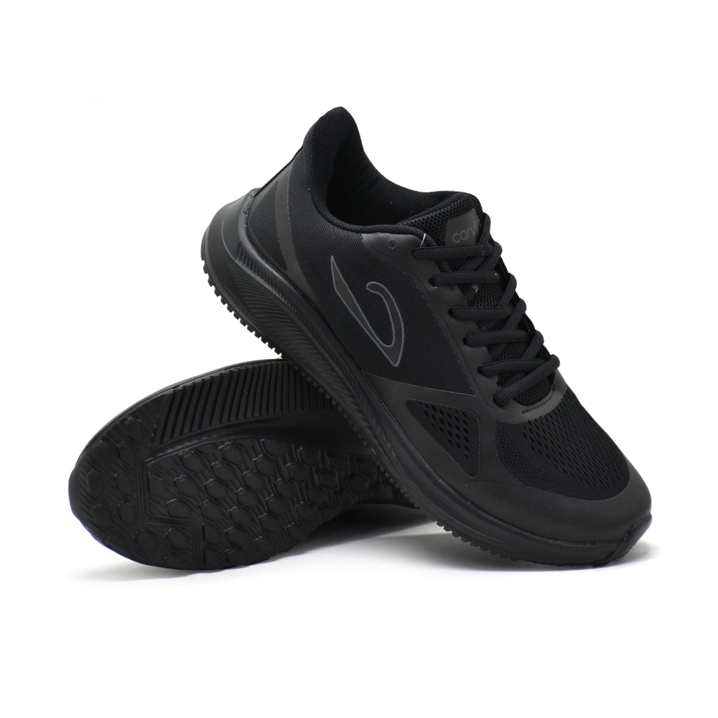 Carvil Sepatu Pria SILVA-SM BLACK/BLACK
