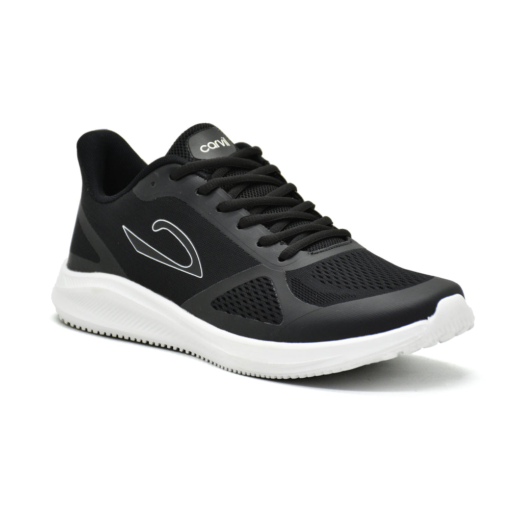 Carvil Sepatu Pria SILVA-SM BLACK/WHITE