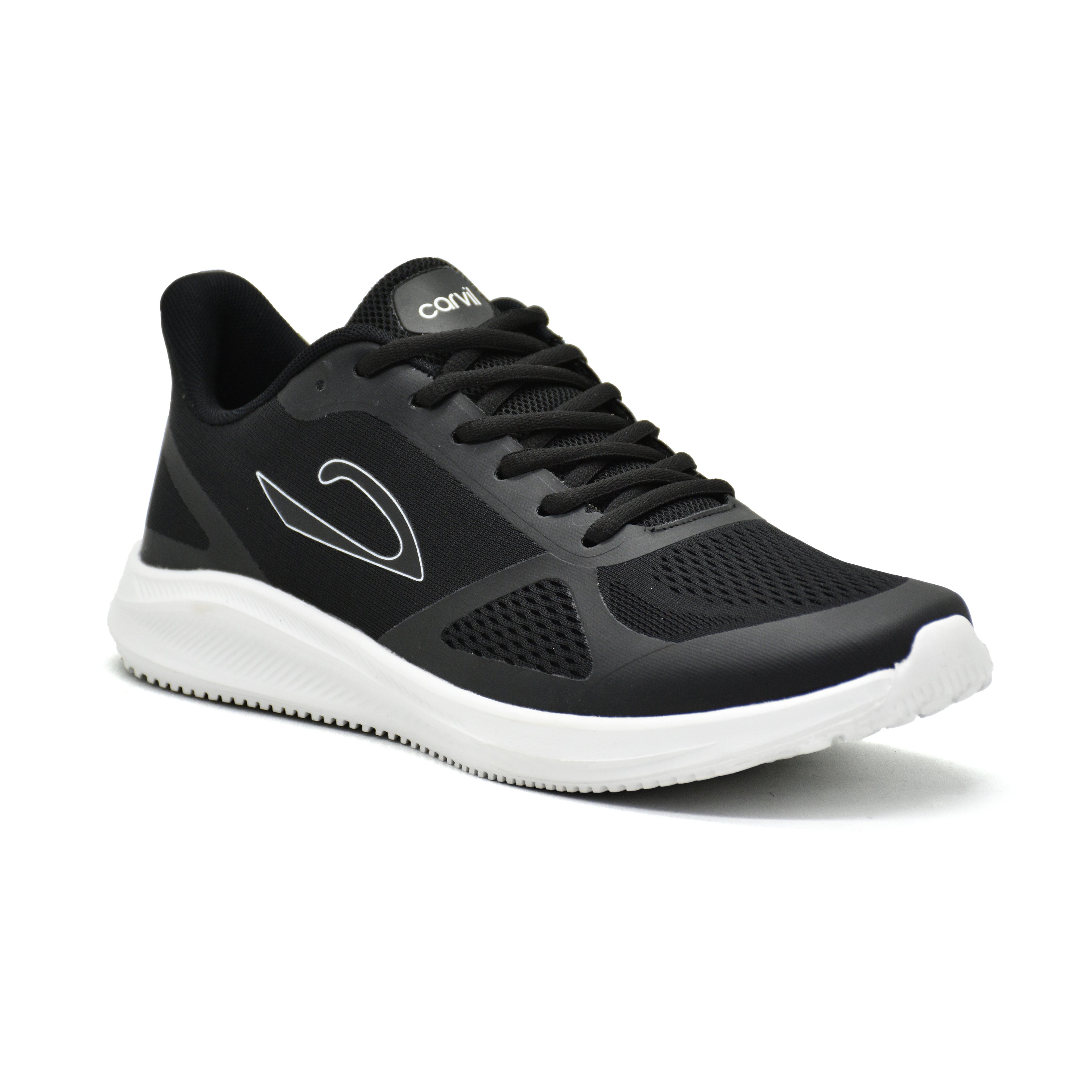 Carvil Sepatu Pria SILVA-SM BLACK/WHITE