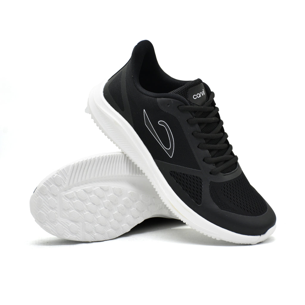 Carvil Sepatu Pria SILVA-SM BLACK/WHITE