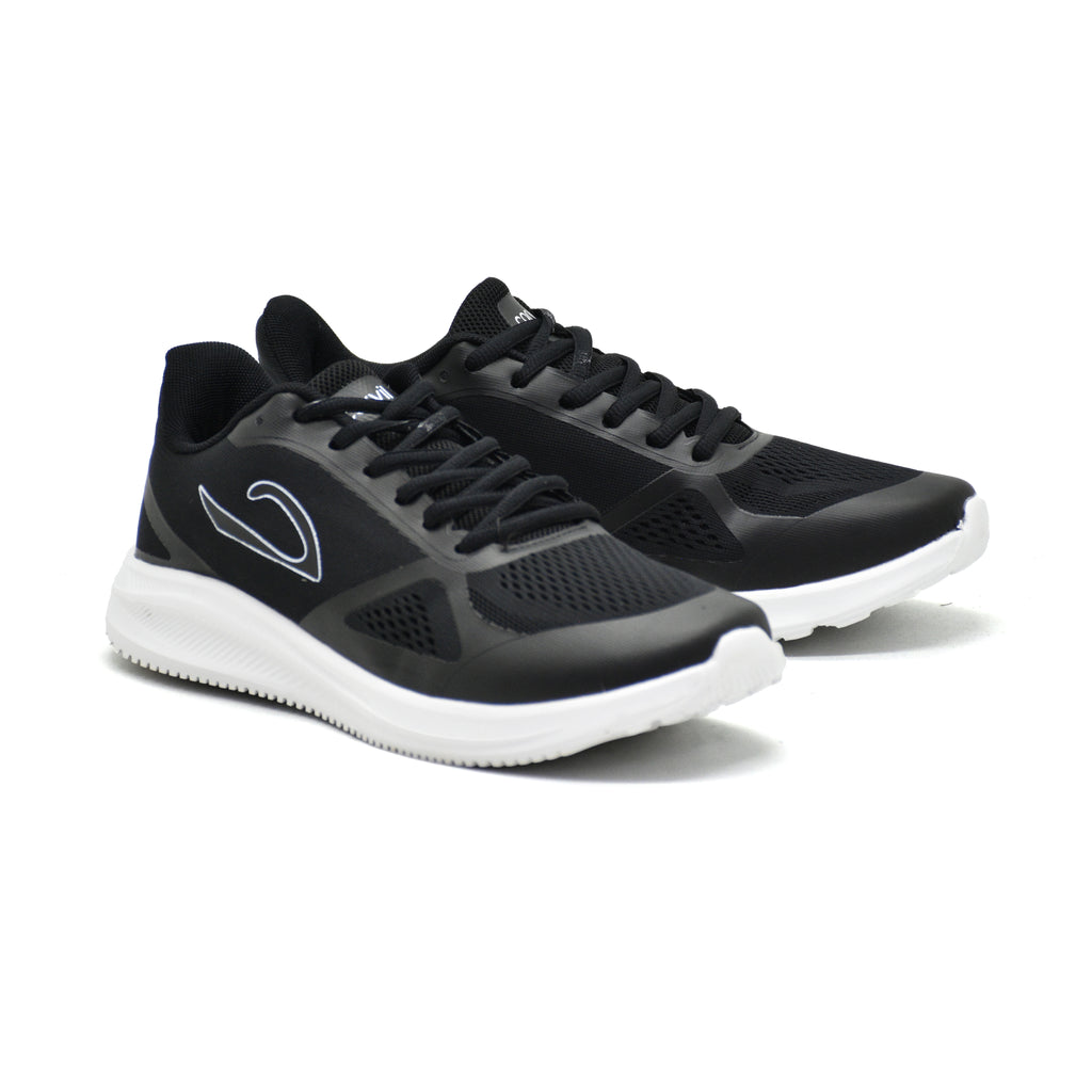 Carvil Sepatu Pria SILVA-SM BLACK/WHITE