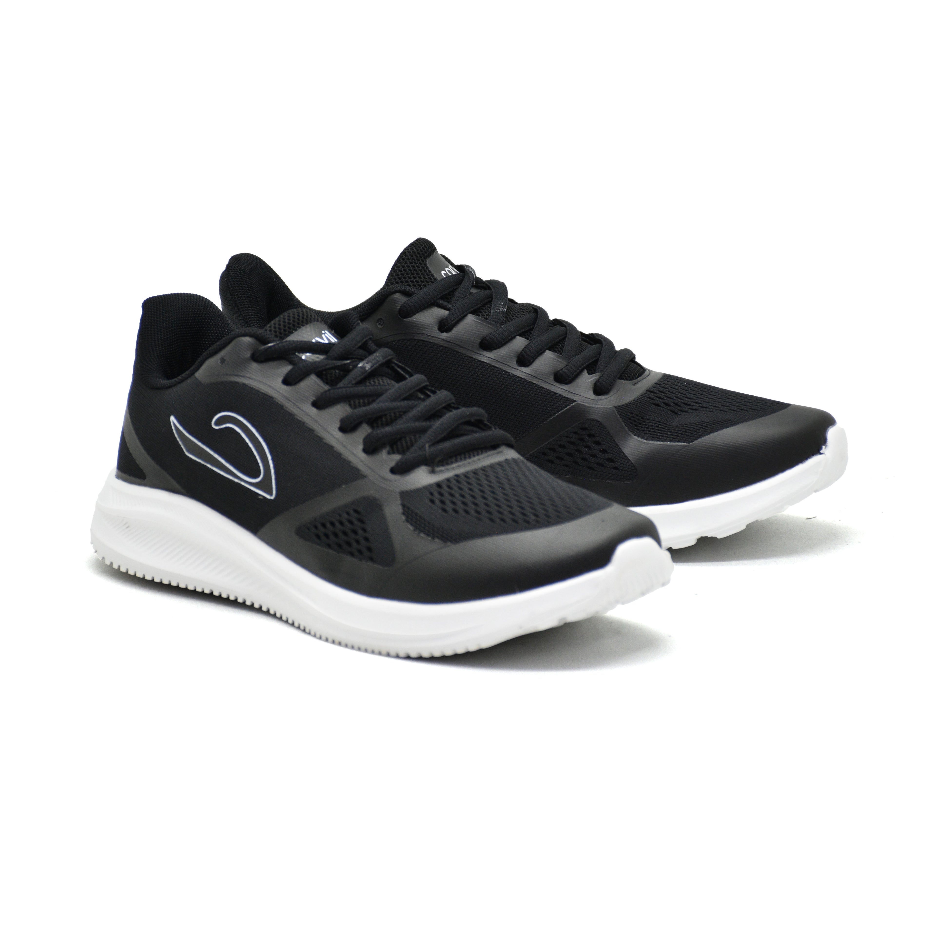 Carvil Sepatu Pria SILVA-SM BLACK/WHITE