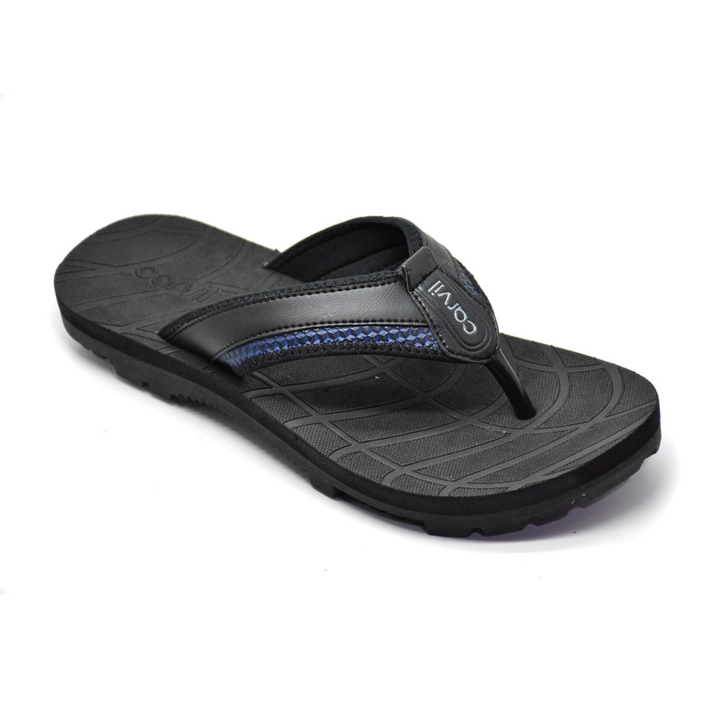 Carvil Sandal Pria FOXER-M BLACK/NAVY
