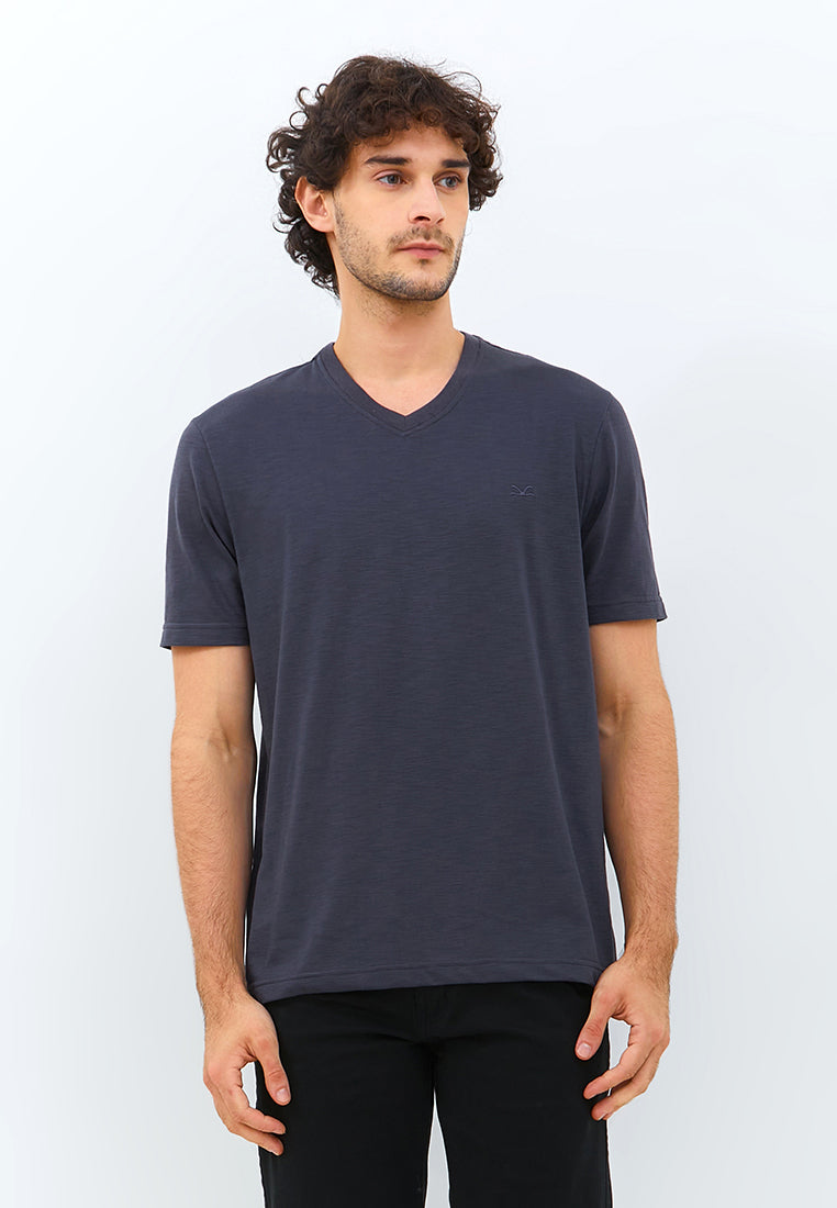 Carvil Tshirt Man Slubi - Dark Grey - Fashion Man