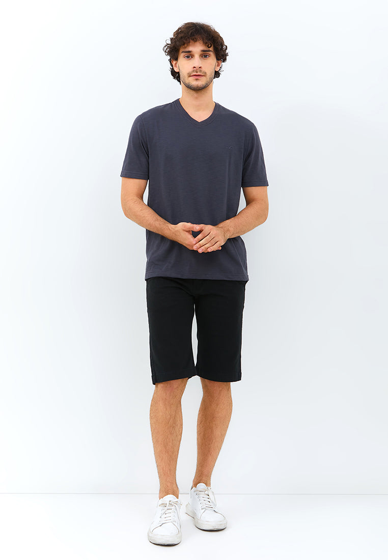 Carvil Tshirt Man Slubi - Dark Grey - Fashion Man
