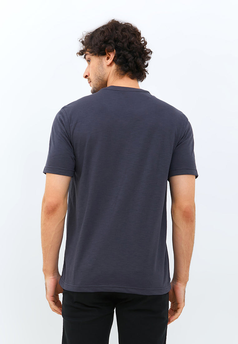 Carvil Tshirt Man Slubi - Dark Grey - Fashion Man