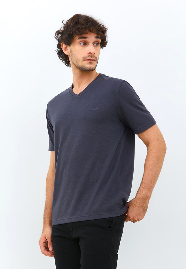 Carvil Tshirt Man Slubi - Dark Grey - Fashion Man