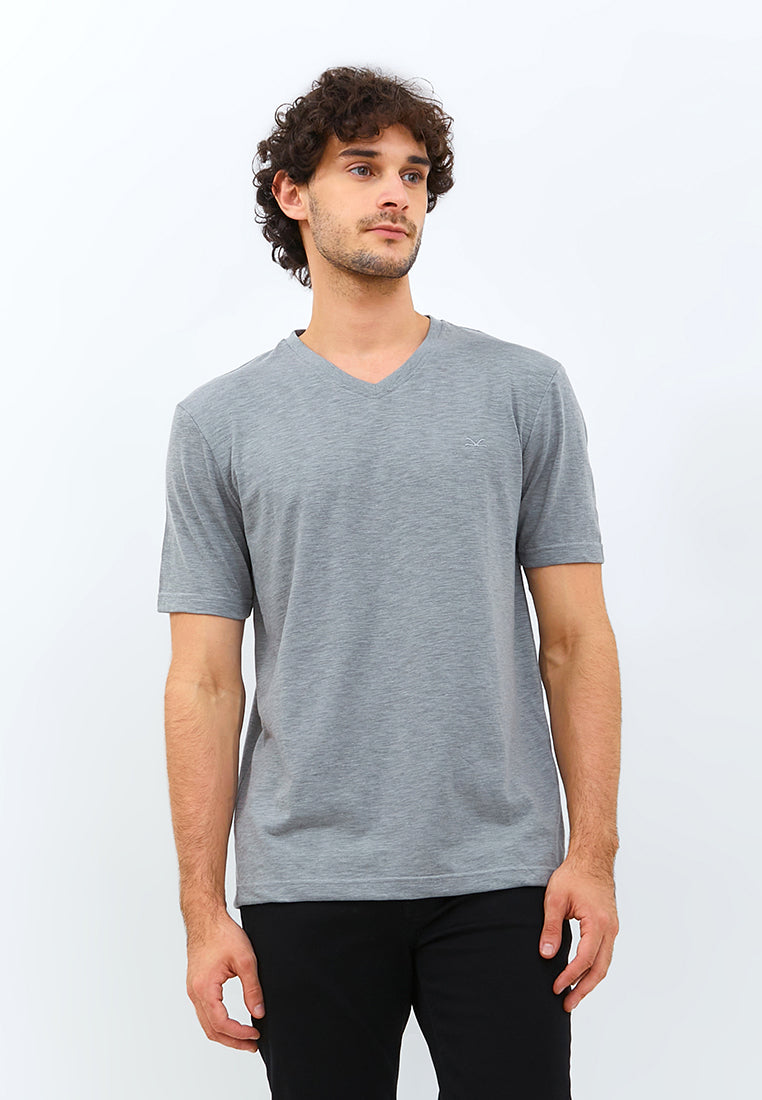 Carvil Tshirt Man Slubi - Grey - Fashion Man