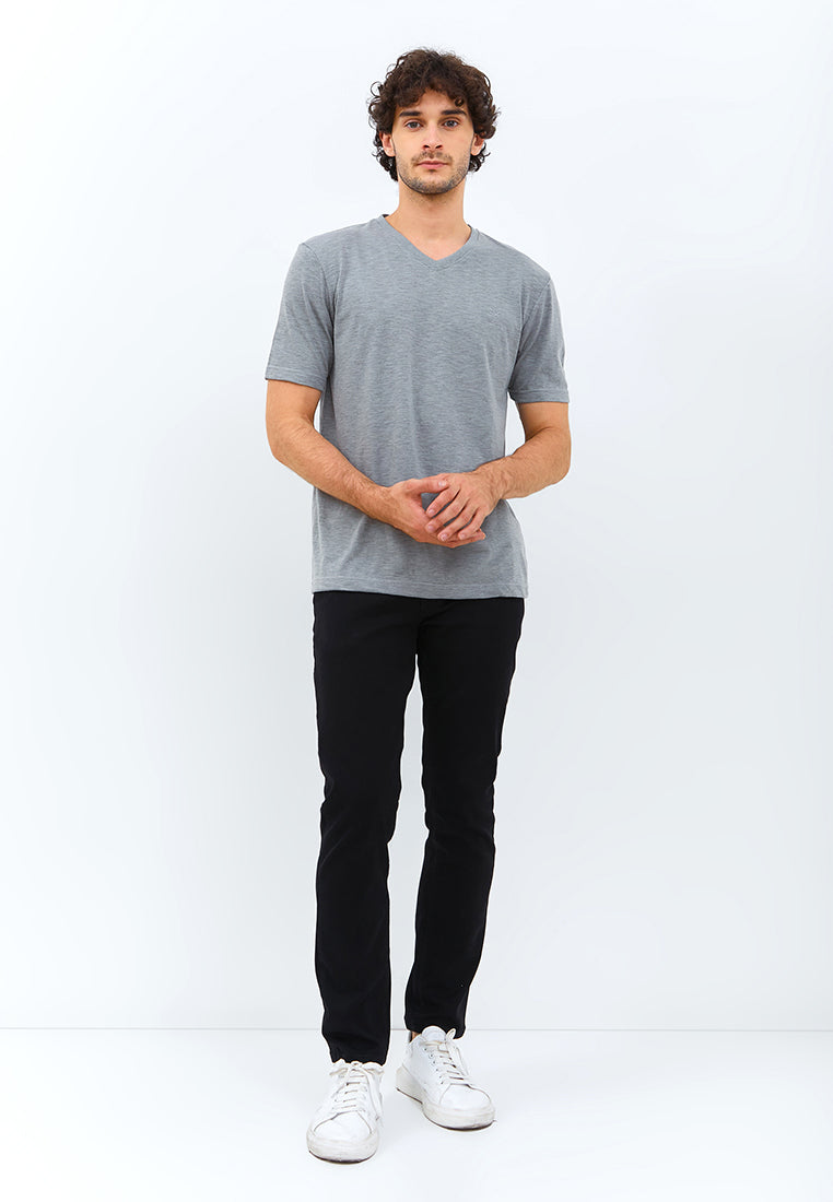 Carvil Tshirt Man Slubi - Grey - Fashion Man