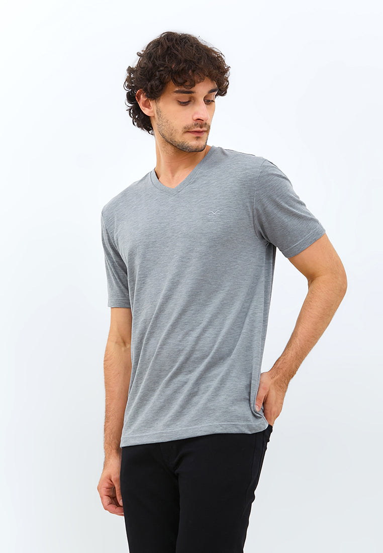 Carvil Tshirt Man Slubi - Grey - Fashion Man