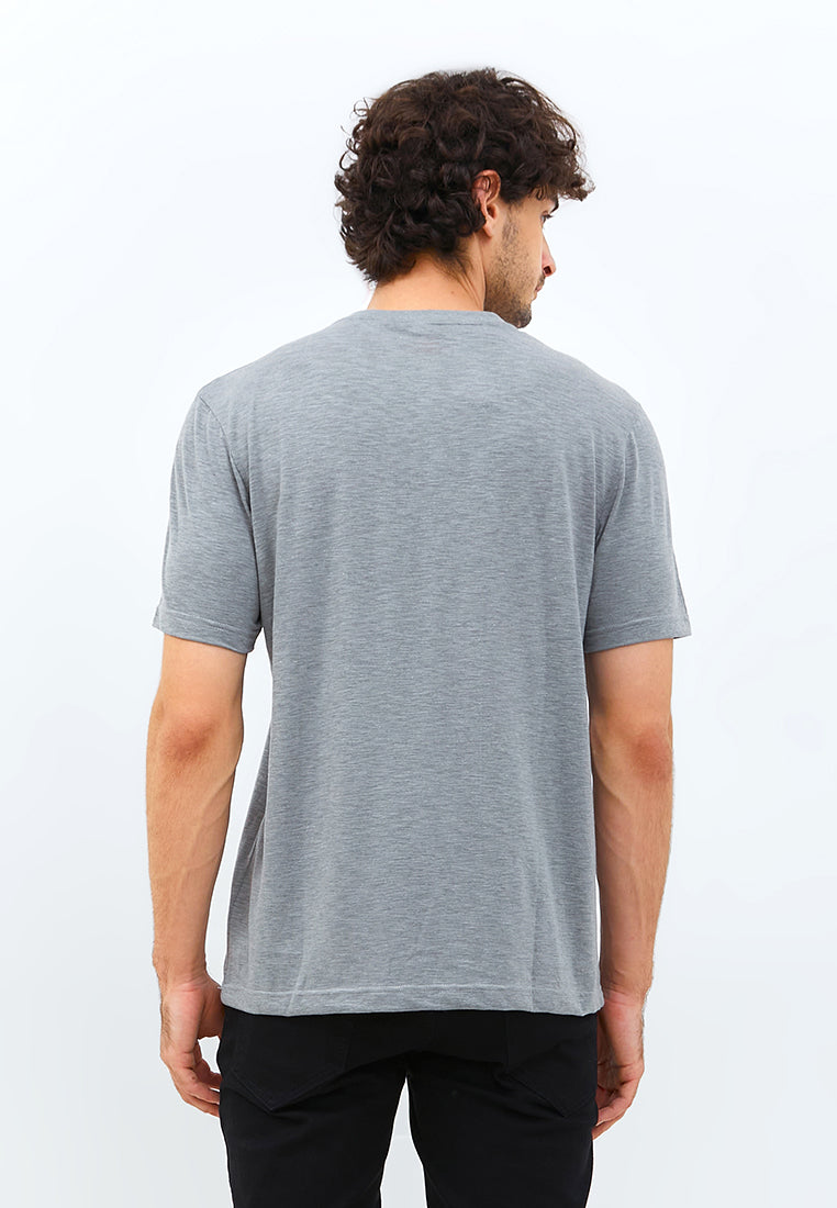 Carvil Tshirt Man Slubi - Grey - Fashion Man