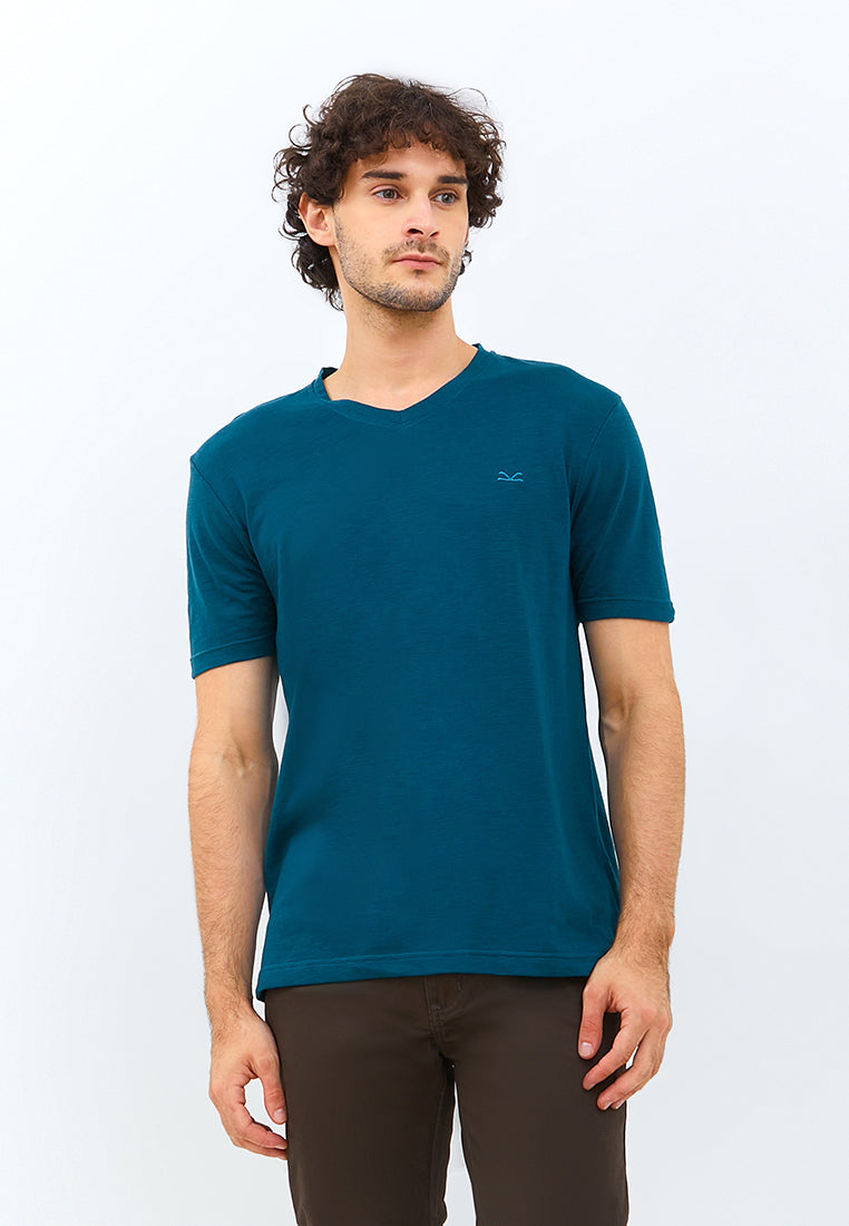 Carvil Tshirt Man SLUBI - BLUE TEAL