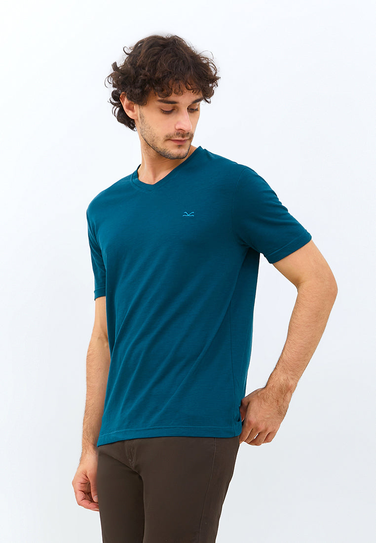 Carvil Tshirt Man SLUBI - BLUE TEAL