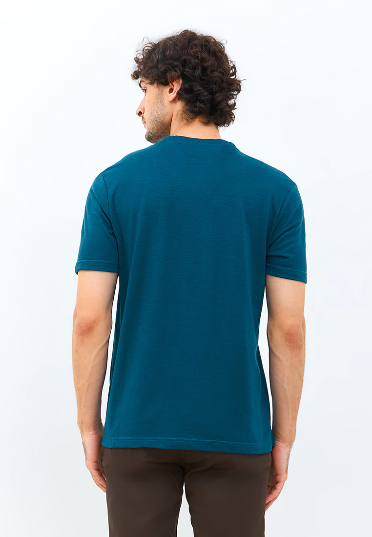 Carvil Tshirt Man SLUBI - BLUE TEAL
