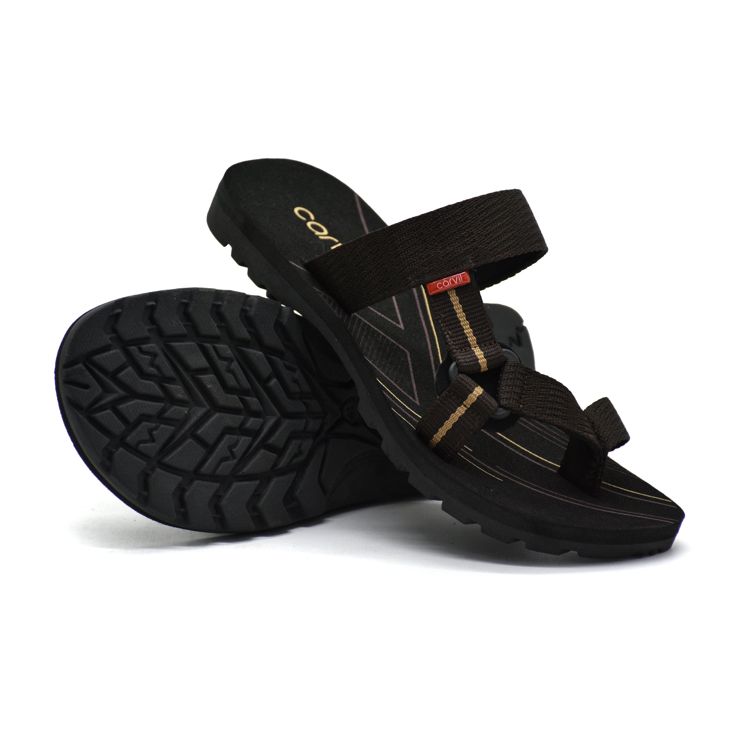 Carvil Sandal Pria SPEXTRA-S11 BROWN/BEIGE