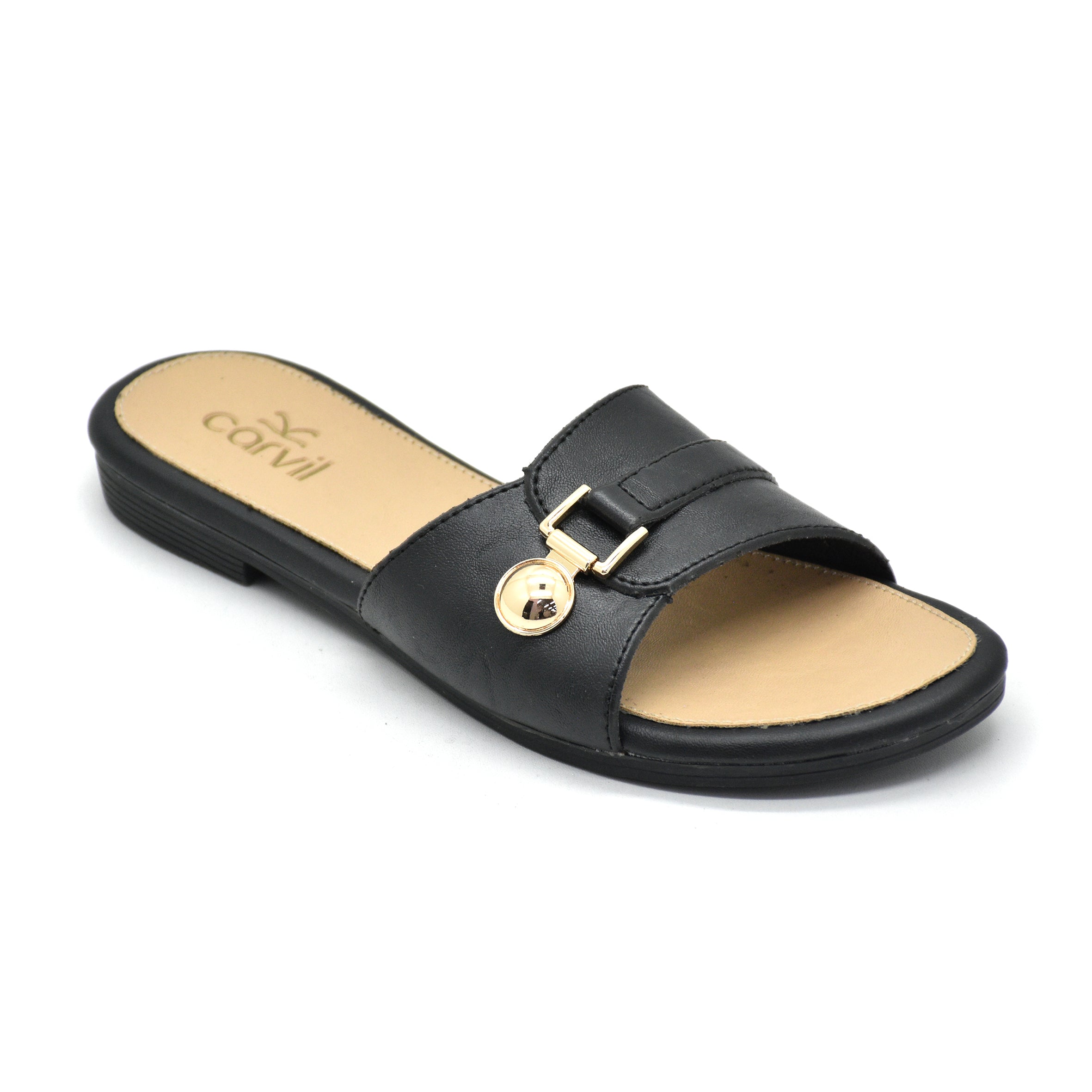 Carvil Sandal Wanita STEVIA-02 L BLACK