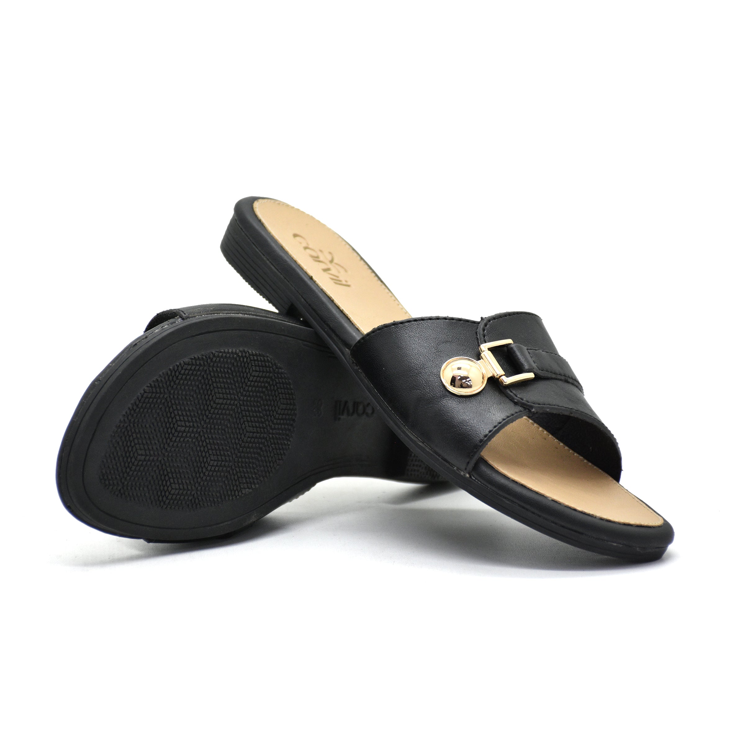 Carvil Sandal Wanita STEVIA-02 L BLACK