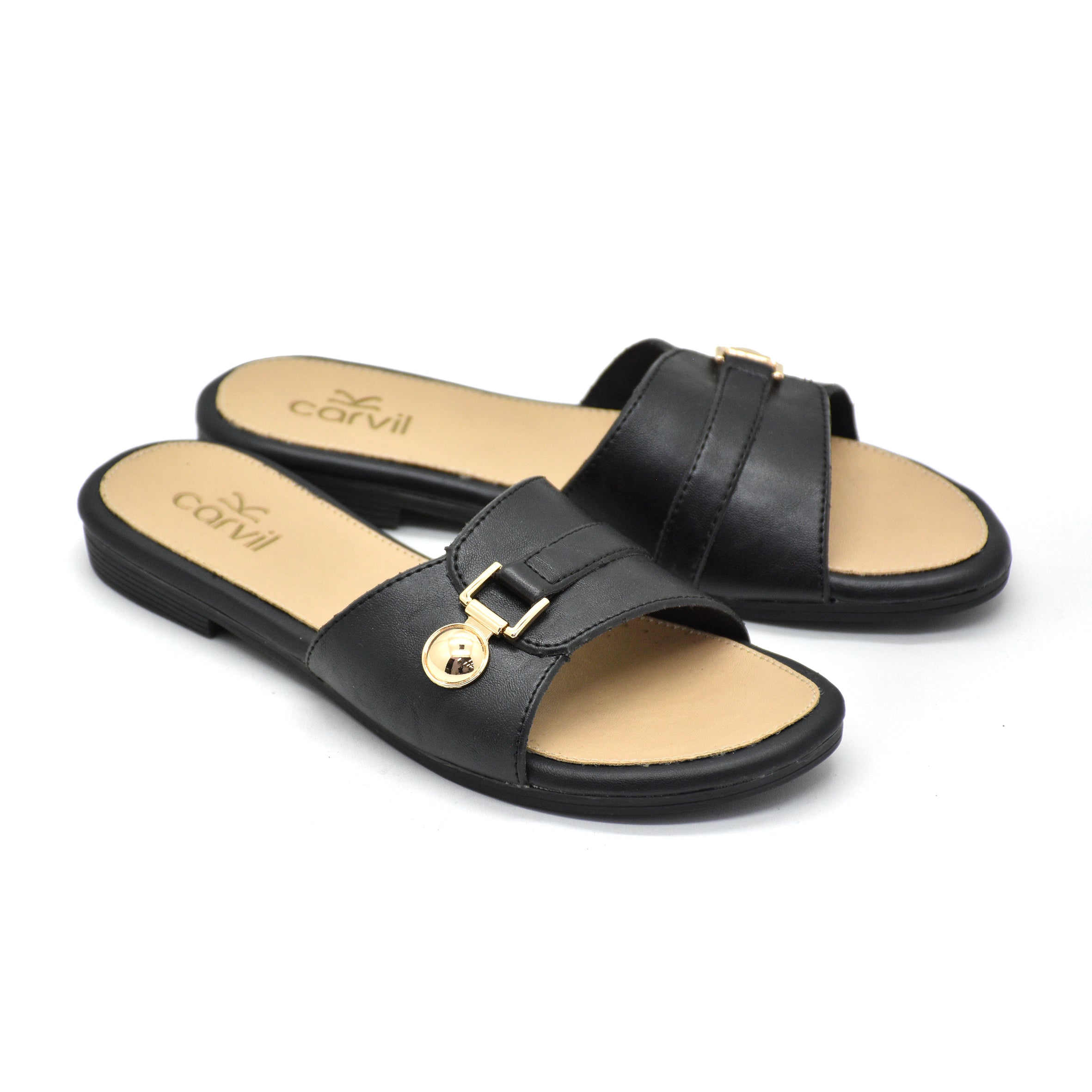 Carvil Sandal Wanita STEVIA-02 L BLACK